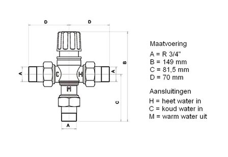  Mixing valve MA10 set | 280 013 40 &amp; 280 013 50