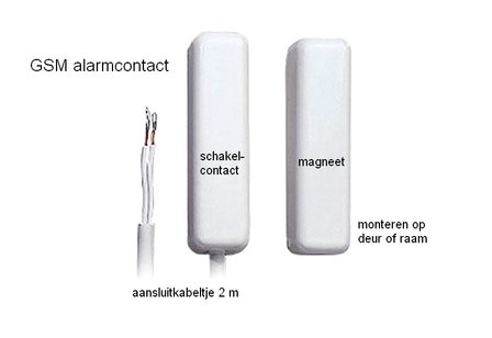 GSM alarm contact - magnetic contact