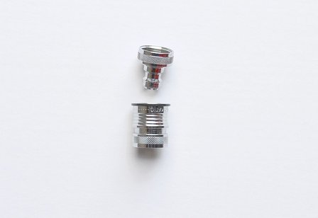 Hotfill tap coupling