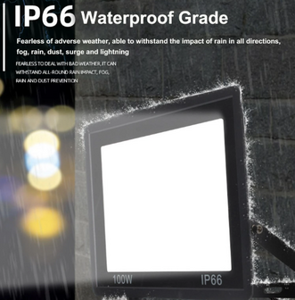 LED floodlight | IP66 | 10W to 100W