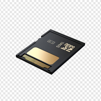 MicroSD card with 16 GB memory storage