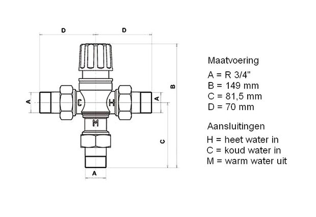  Mixing valve MA10 set | 280 013 40 & 280 013 50