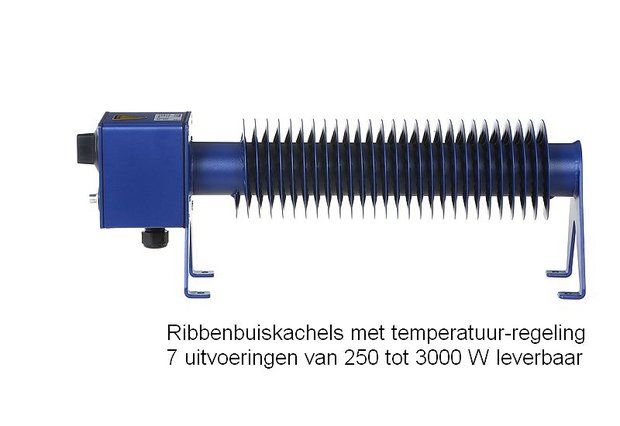 Ribbed tube heater with thermostat | CB/TH