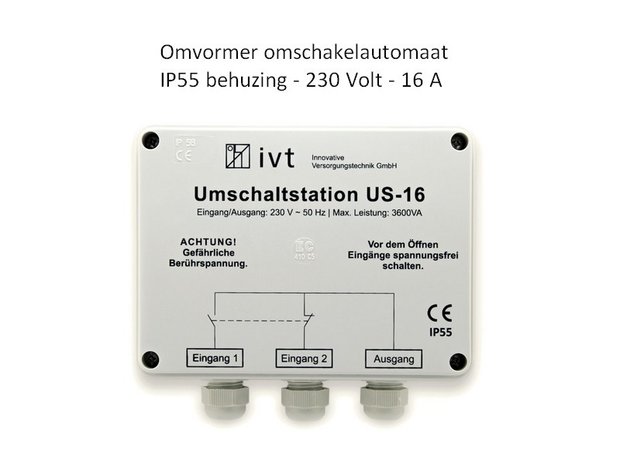 Inverter changeover switch US-16