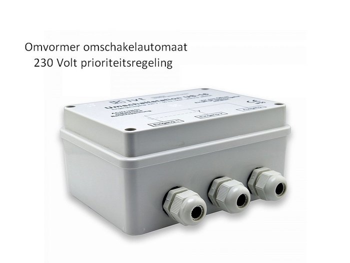 Automatic transfer switch for 230V inverter on camping or boat