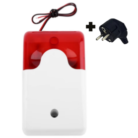 Socket siren (+ 230V plug)